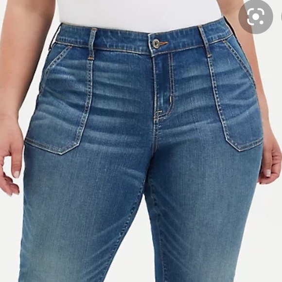 torrid Denim - Torrid Boyfriend Straight Patch Pocket Jeans